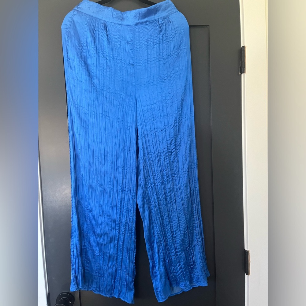 NWT House of Harlow Blue Matching pant/blouse set - Size Small - Picture 12 of 16